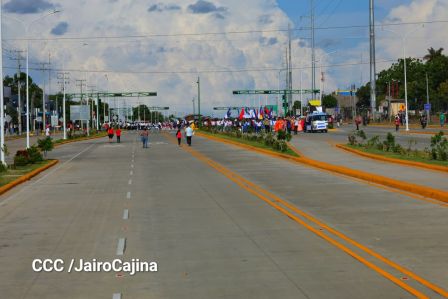 Gobierno de Rosario y Daniel entregan a las familias Primer Tramo de la Pista Héroes de La Insurrección
