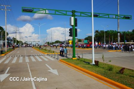Gobierno de Rosario y Daniel entregan a las familias Primer Tramo de la Pista Héroes de La Insurrección