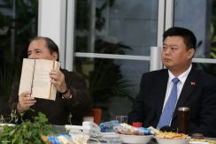 Daniel y Rosario se reúnen con presidente de HKND, señor Wang Jing