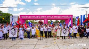 Juventud Heroica entrega a las familias nicaragüenses el nuevo Hospital Dr. Óscar Danilo Rosales en León