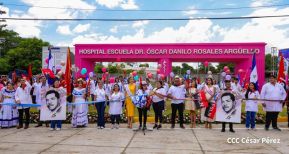 Juventud Heroica entrega a las familias nicaragüenses el nuevo Hospital Dr. Óscar Danilo Rosales en León