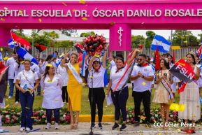 Juventud Heroica entrega a las familias nicaragüenses el nuevo Hospital Dr. Óscar Danilo Rosales en León