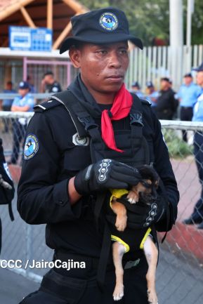 Desfile Policial “Unidad, Fuerza y Victorias” en la Avenida de Bolívar a Chávez