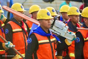 Desfile Policial “Unidad, Fuerza y Victorias” en la Avenida de Bolívar a Chávez