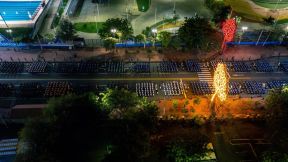 Desfile Policial “Unidad, Fuerza y Victorias” en la Avenida de Bolívar a Chávez