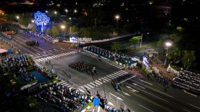 Desfile Policial “Unidad, Fuerza y Victorias” en la Avenida de Bolívar a Chávez