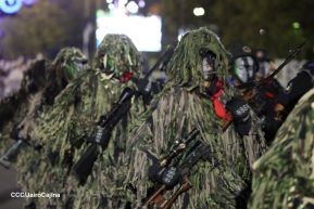 Desfile Policial “Unidad, Fuerza y Victorias” en la Avenida de Bolívar a Chávez