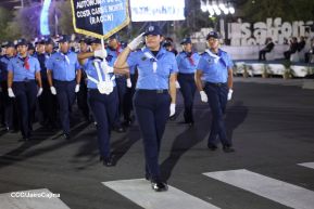 Desfile Policial “Unidad, Fuerza y Victorias” en la Avenida de Bolívar a Chávez
