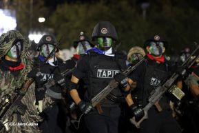 Desfile Policial “Unidad, Fuerza y Victorias” en la Avenida de Bolívar a Chávez