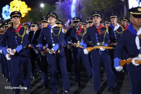 Desfile Policial “Unidad, Fuerza y Victorias” en la Avenida de Bolívar a Chávez
