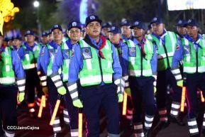 Desfile Policial “Unidad, Fuerza y Victorias” en la Avenida de Bolívar a Chávez