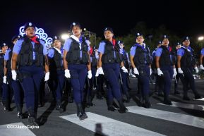 Desfile Policial “Unidad, Fuerza y Victorias” en la Avenida de Bolívar a Chávez