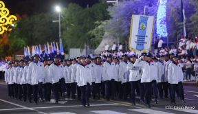 Desfile Policial “Unidad, Fuerza y Victorias” en la Avenida de Bolívar a Chávez