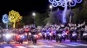 Desfile Policial “Unidad, Fuerza y Victorias” en la Avenida de Bolívar a Chávez