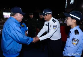 Desfile Policial “Unidad, Fuerza y Victorias” en la Avenida de Bolívar a Chávez
