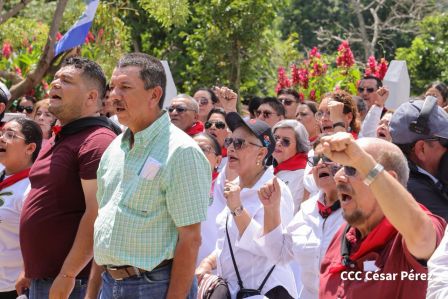 Conmemoración del 48 aniversario de la Gesta Heroica de San Fabián en Ocotal, Nueva Segovia 