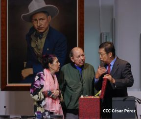 Copresidentes de Nicaragua despiden al Embajador de la República Popular China, Compañero Chen Xi