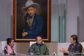 Copresidentes de Nicaragua despiden al Embajador de la República Popular China, Compañero Chen Xi