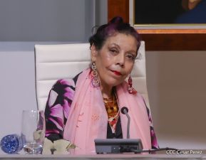 Copresidentes de Nicaragua despiden al Embajador de la República Popular China, Compañero Chen Xi