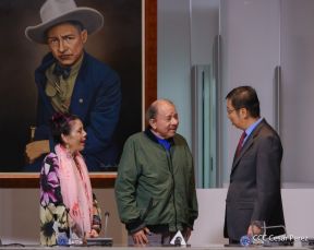 Copresidentes de Nicaragua despiden al Embajador de la República Popular China, Compañero Chen Xi