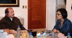 Presidente Daniel Ortega se reúne con Gerente-Directora del BM