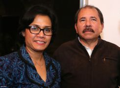 Presidente Daniel Ortega se reúne con Gerente-Directora del BM
