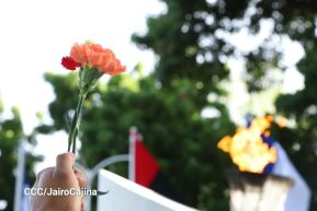 Conmemoración al Comandante Carlos Fonseca reúne a Juventud Sandinista y servidores públicos