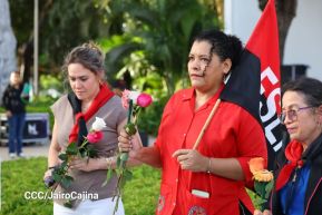 Conmemoración al Comandante Carlos Fonseca reúne a Juventud Sandinista y servidores públicos