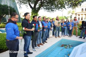 Conmemoración al Comandante Carlos Fonseca reúne a Juventud Sandinista y servidores públicos