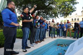 Conmemoración al Comandante Carlos Fonseca reúne a Juventud Sandinista y servidores públicos