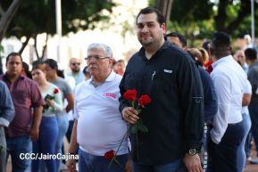 Conmemoración al Comandante Carlos Fonseca reúne a Juventud Sandinista y servidores públicos