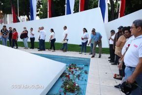Conmemoración al Comandante Carlos Fonseca reúne a Juventud Sandinista y servidores públicos