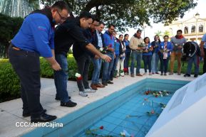 Conmemoración al Comandante Carlos Fonseca reúne a Juventud Sandinista y servidores públicos