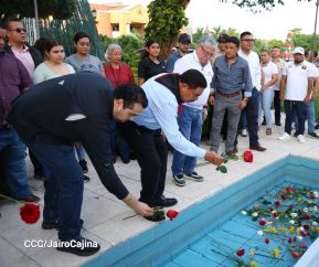 Conmemoración al Comandante Carlos Fonseca reúne a Juventud Sandinista y servidores públicos