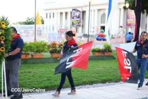 Conmemoración al Comandante Carlos Fonseca reúne a Juventud Sandinista y servidores públicos