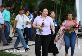 Conmemoración al Comandante Carlos Fonseca reúne a Juventud Sandinista y servidores públicos