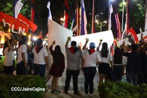Conmemoración al Comandante Carlos Fonseca reúne a Juventud Sandinista y servidores públicos