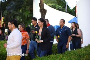 Conmemoración al Comandante Carlos Fonseca reúne a Juventud Sandinista y servidores públicos