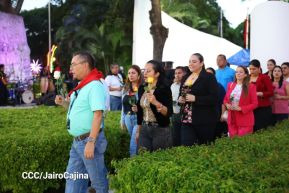Conmemoración al Comandante Carlos Fonseca reúne a Juventud Sandinista y servidores públicos