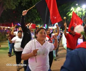 Conmemoración al Comandante Carlos Fonseca reúne a Juventud Sandinista y servidores públicos
