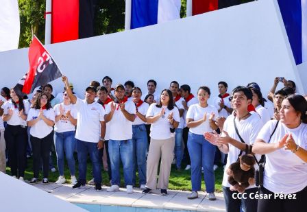 Conmemoración al Comandante Carlos Fonseca reúne a Juventud Sandinista y servidores públicos
