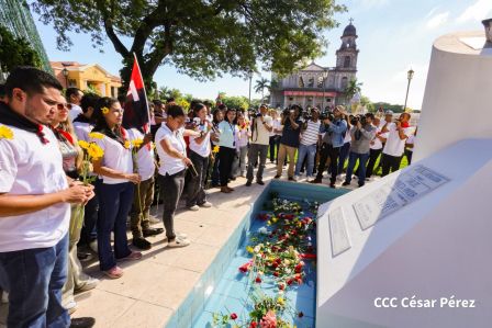 Conmemoración al Comandante Carlos Fonseca reúne a Juventud Sandinista y servidores públicos