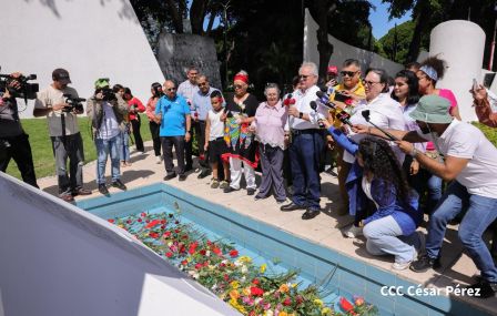 Conmemoración al Comandante Carlos Fonseca reúne a Juventud Sandinista y servidores públicos