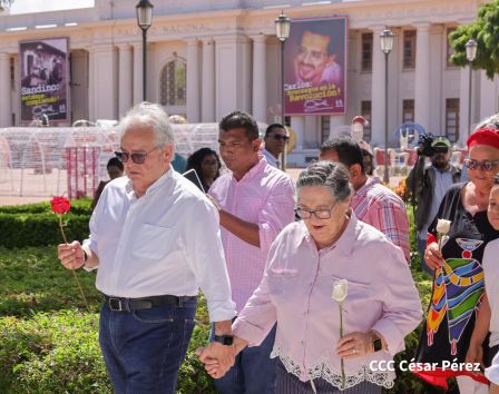 Conmemoración al Comandante Carlos Fonseca reúne a Juventud Sandinista y servidores públicos