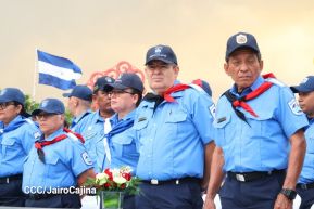 Acto oficial del 46 aniversario de fundación del Ministerio del Interior de la República de Nicaragua