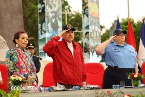 Acto oficial del 46 aniversario de fundación del Ministerio del Interior de la República de Nicaragua