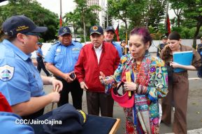 Acto oficial del 46 aniversario de fundación del Ministerio del Interior de la República de Nicaragua