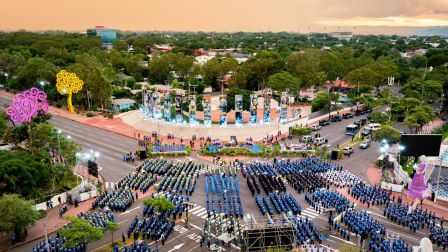 Acto oficial del 46 aniversario de fundación del Ministerio del Interior de la República de Nicaragua