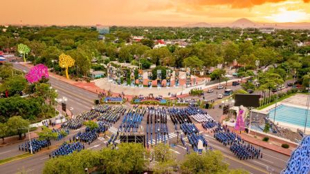 Acto oficial del 46 aniversario de fundación del Ministerio del Interior de la República de Nicaragua