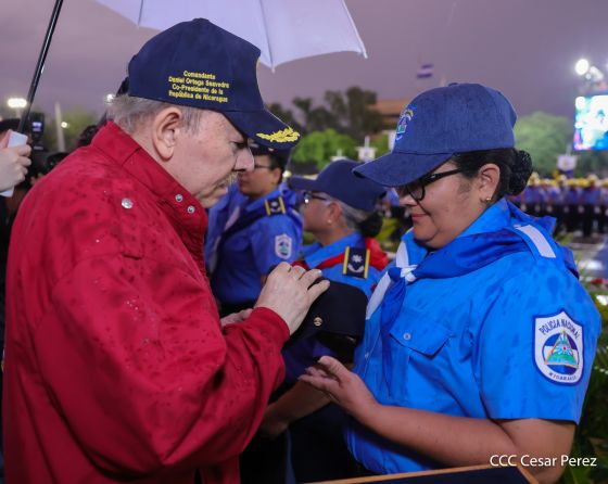 Acto oficial del 46 aniversario de fundación del Ministerio del Interior de la República de Nicaragua